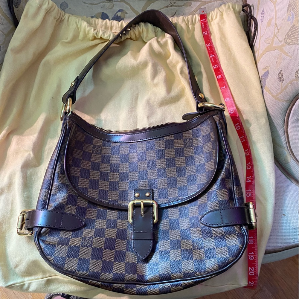 Louis Vuitton Damier Ebene Highbury Hobo barely used. With dust bag - Picture 10 of 11